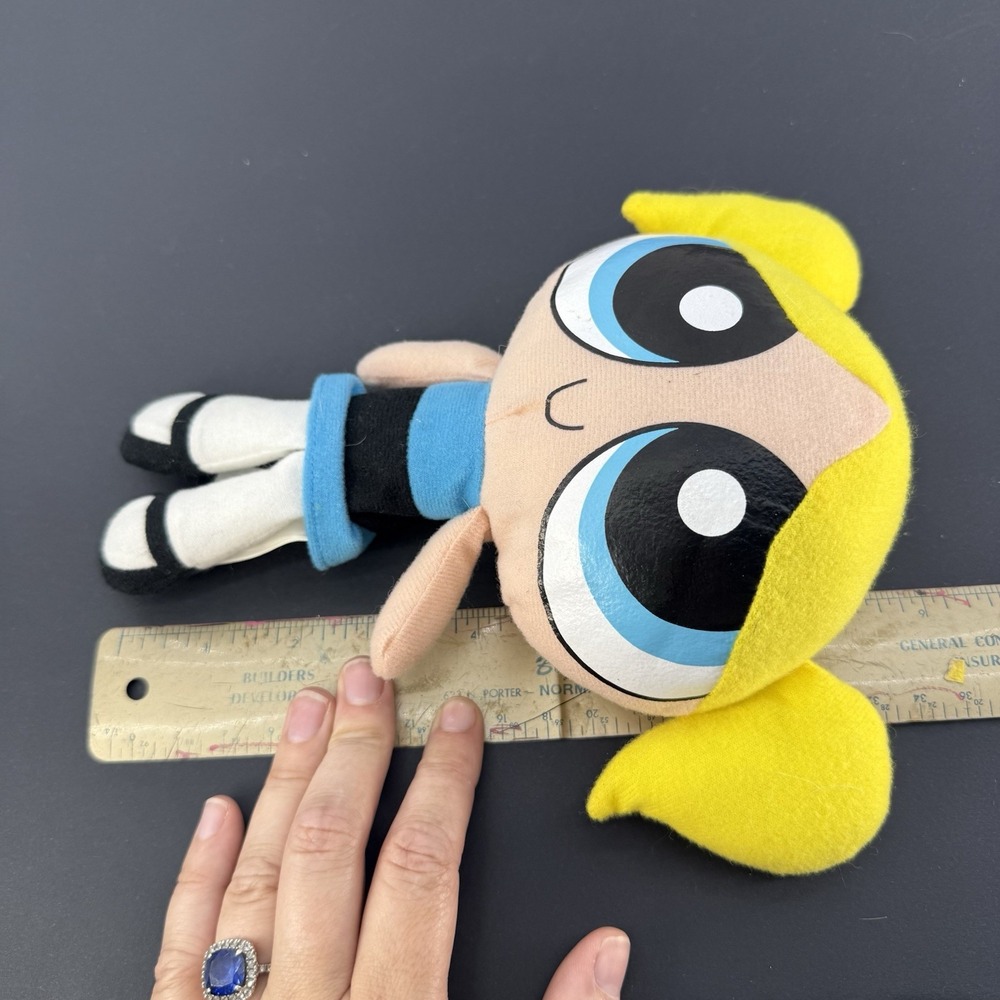 2009 Powerpuff Girls Bubbles Plush Kellytoy Cartoon Network 9" RARE HK002 - Picture 7 of 9